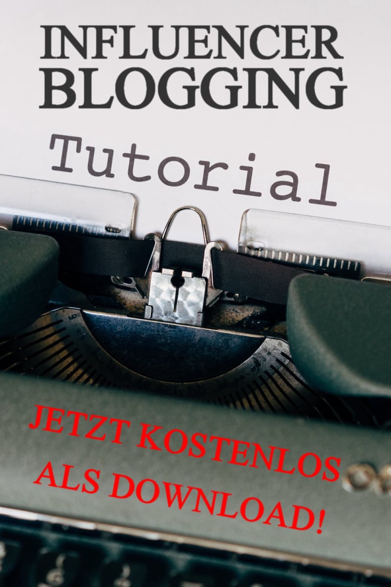 Influencer Blogging Tutorial: Bloggen, eBook, Gratis, Sonderangebot